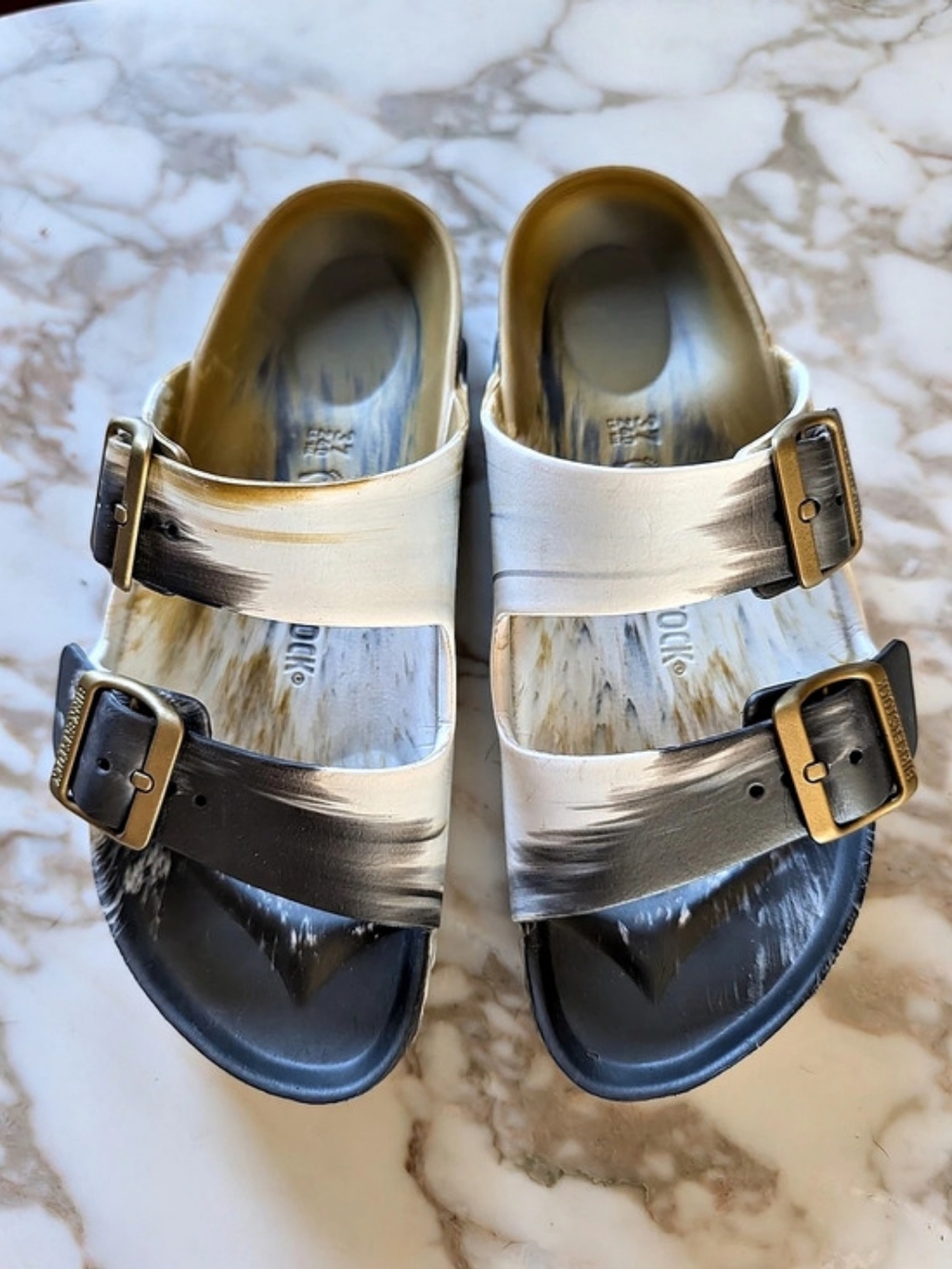 Birkenstock Arizona EVA Sandals White & Black EU 37